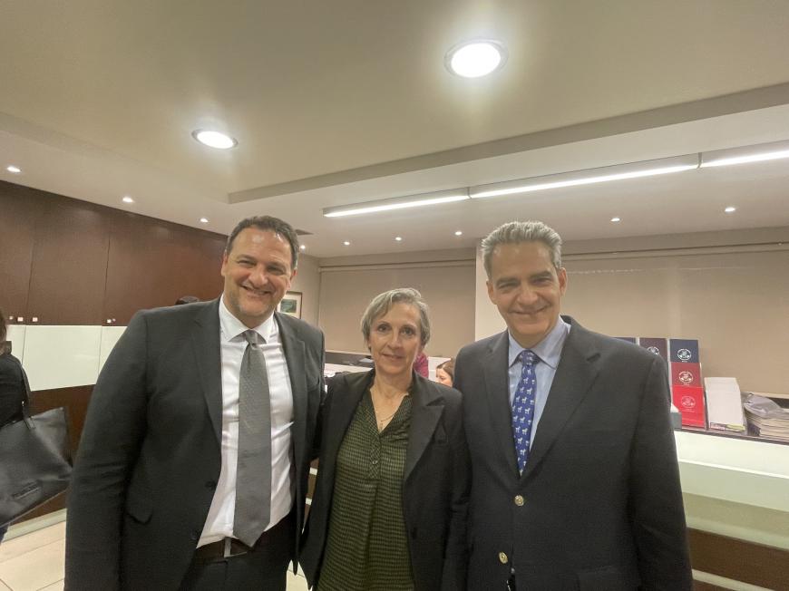 Ο Υφυπουργός Παιδείας & Θρησκευμάτων, κ. Άγγελος Συρίγος στο Σύλλογος Μεσιτών Αθηνών Αττικής